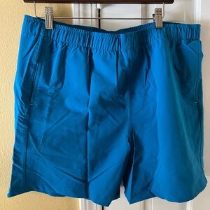 Vibrant Blue Men's Athletic Shorts